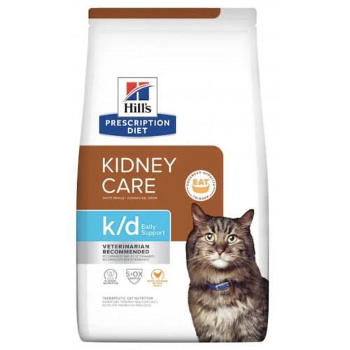 Hill's 貓用處方乾糧- k/d Early Support 早期腎臟支援配方4lbs